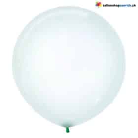 Kristall-Luftballon 60 cm – Transparent & Gross – Helium geeignet Grün
